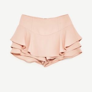 ZARA RUFFLE SKORT